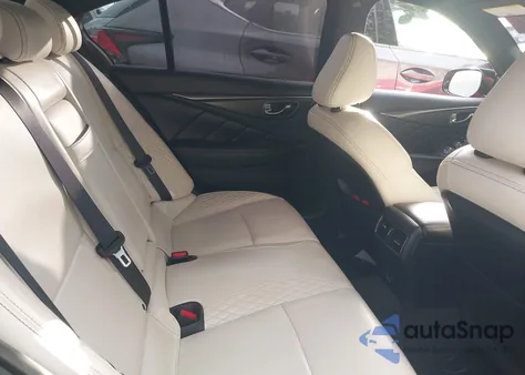 2022 Infiniti Q50 Red Sport 400 Awd from USA, damaged, VIN JN1FV7DR2NM390437